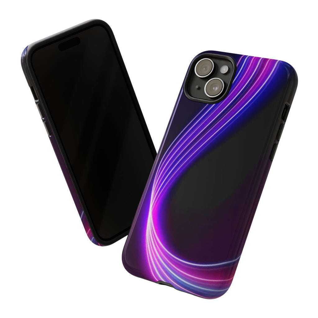 Neon Wave Tough Phone Case