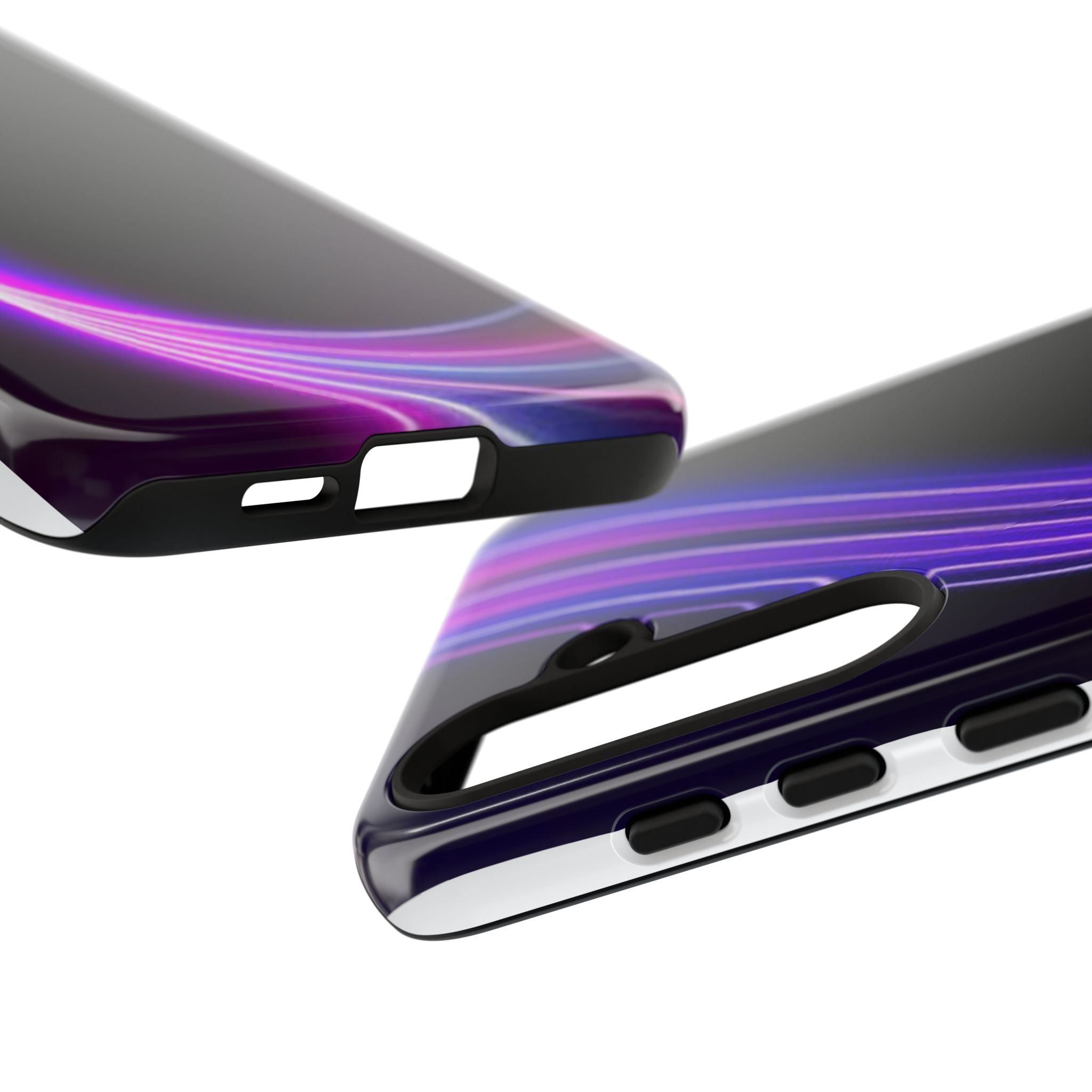 Neon Wave Tough Phone Case