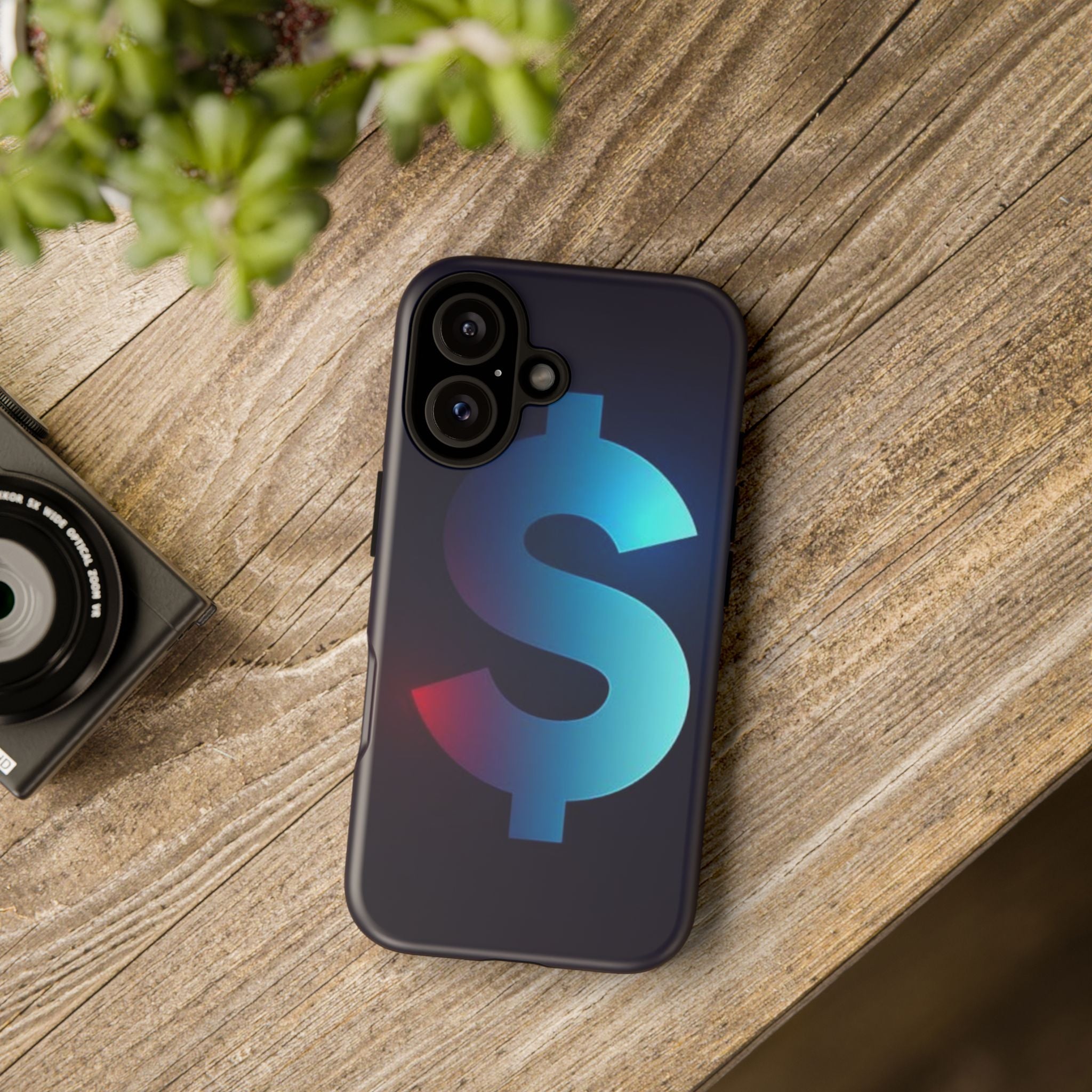 Dollar Sign Tough Phone Case — Protective Glossy Money Symbol iPhone Case