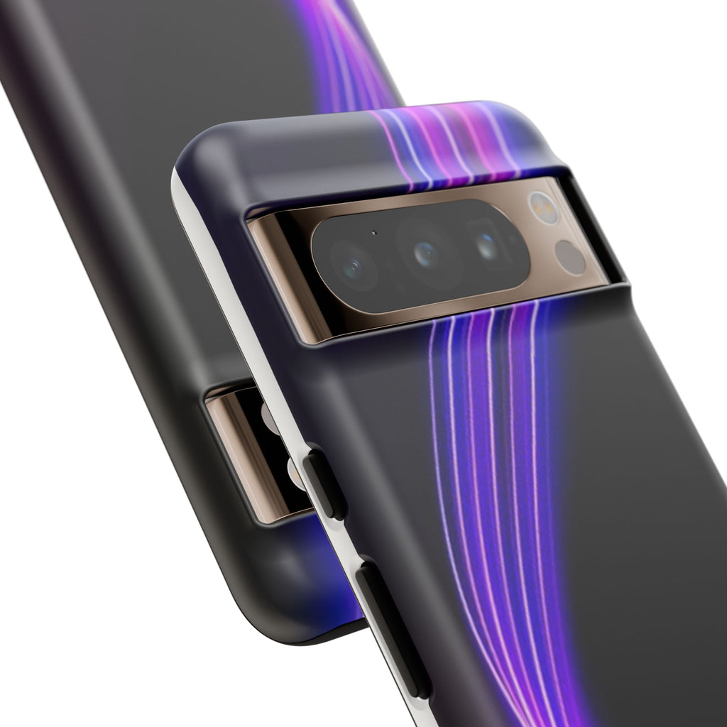 Neon Wave Tough Phone Case