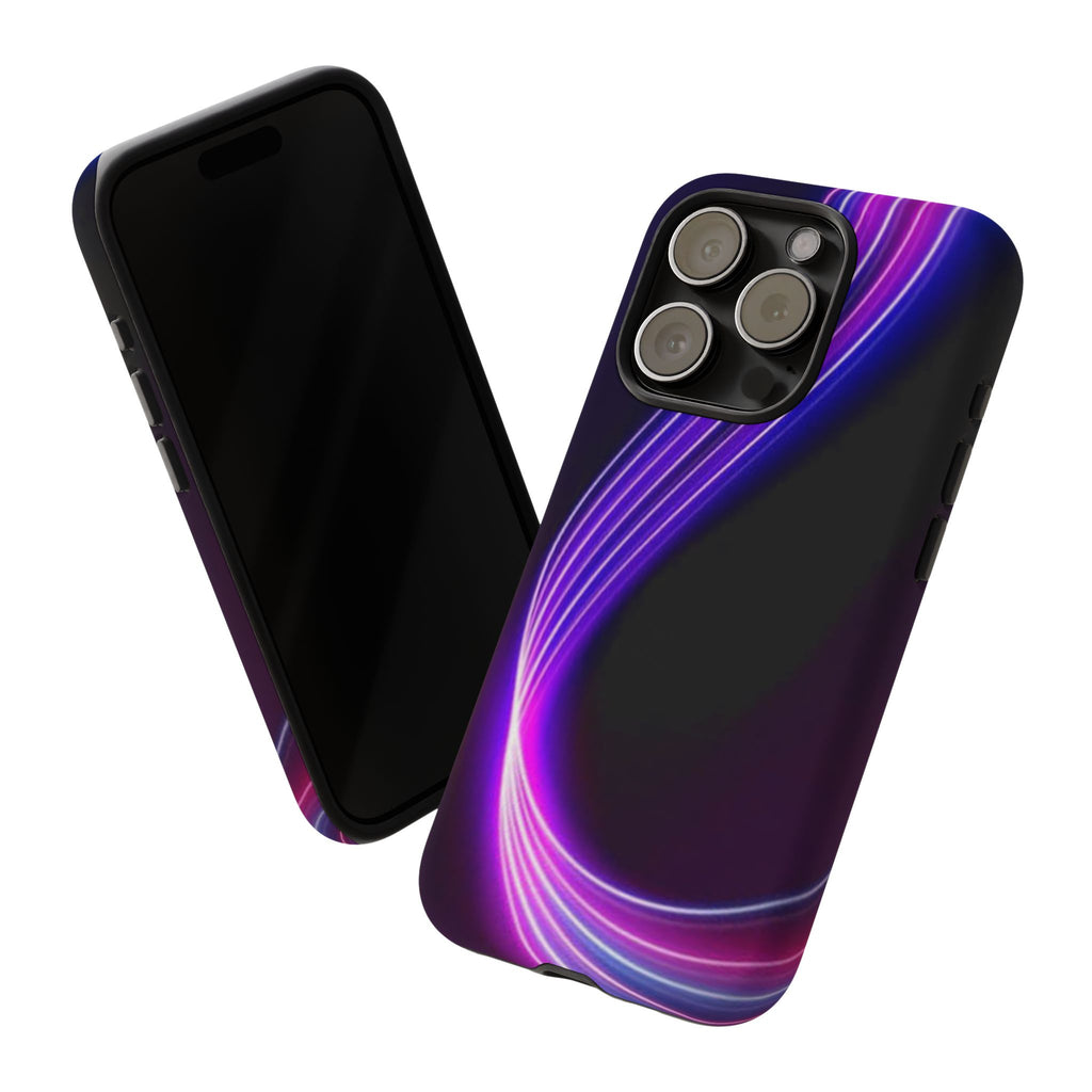Neon Wave Tough Phone Case