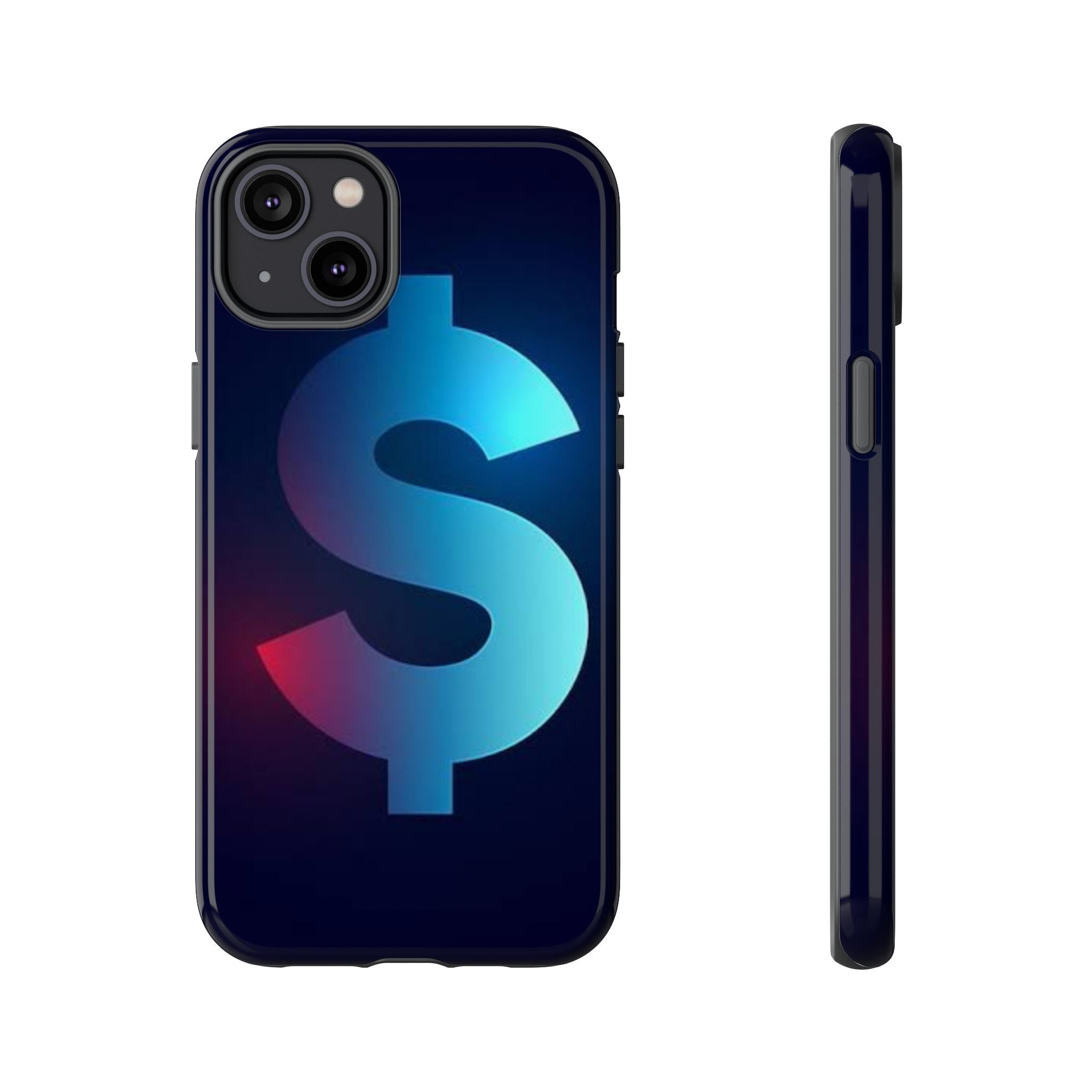 Dollar Sign Tough Phone Case — Protective Glossy Money Symbol iPhone Case