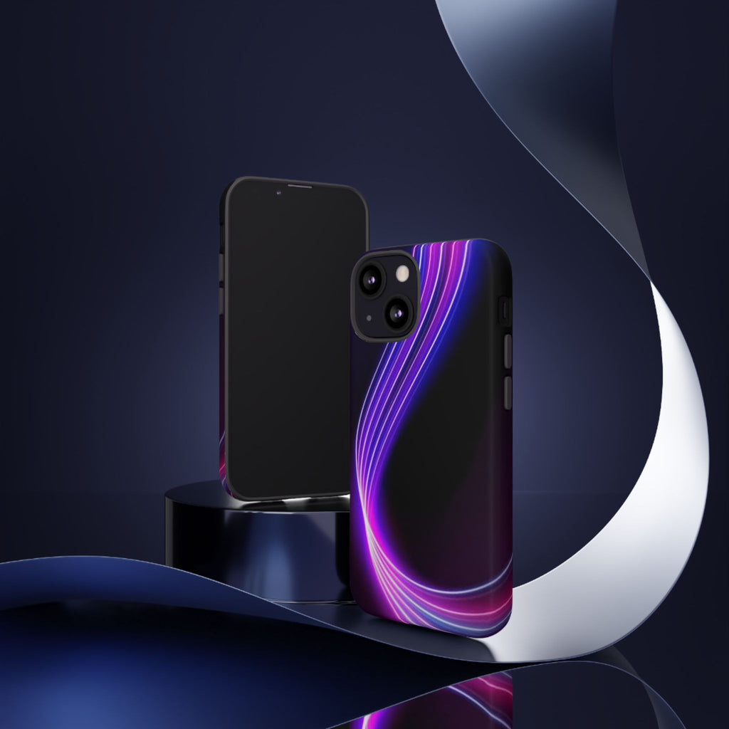 Neon Wave Tough Phone Case