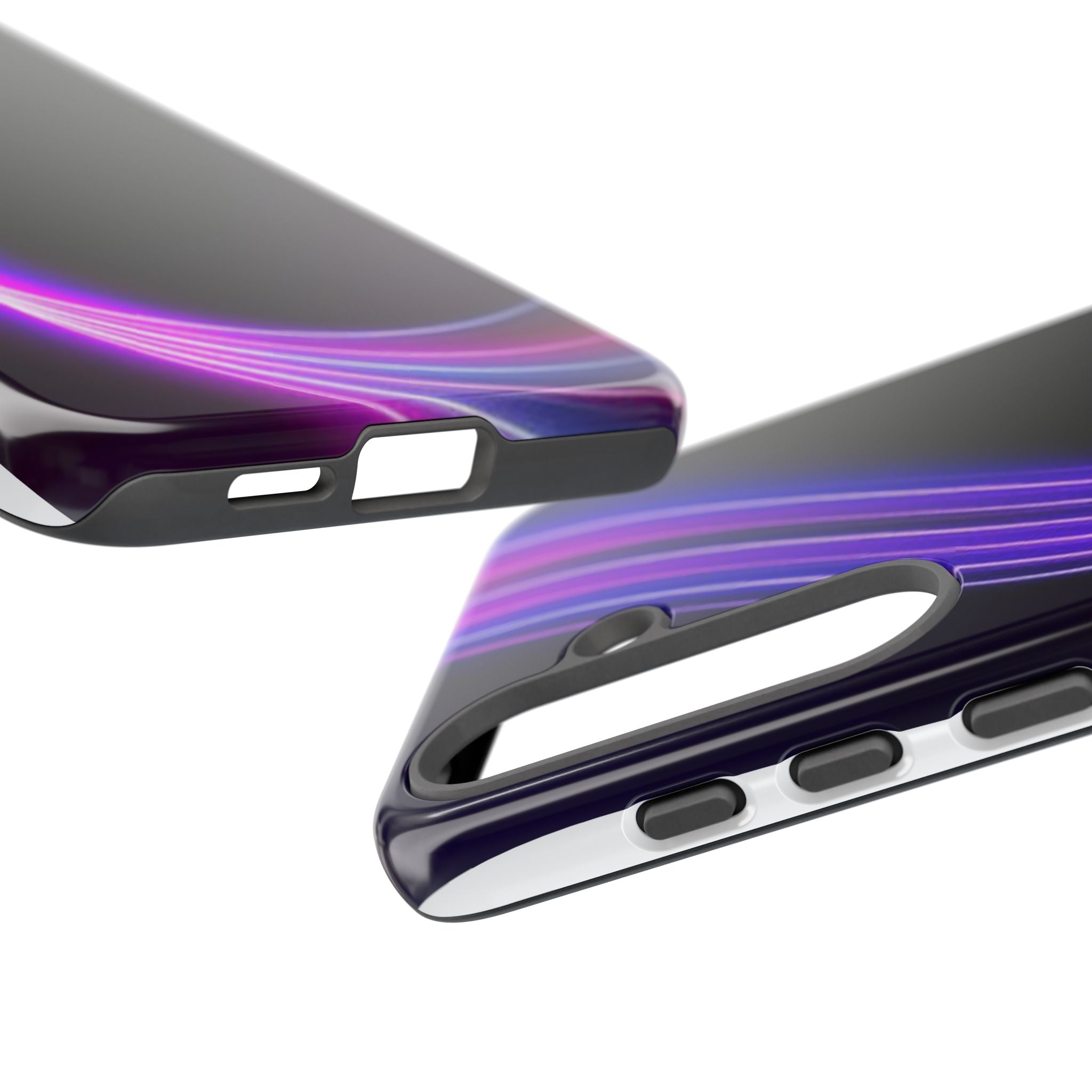 Neon Wave Tough Phone Case