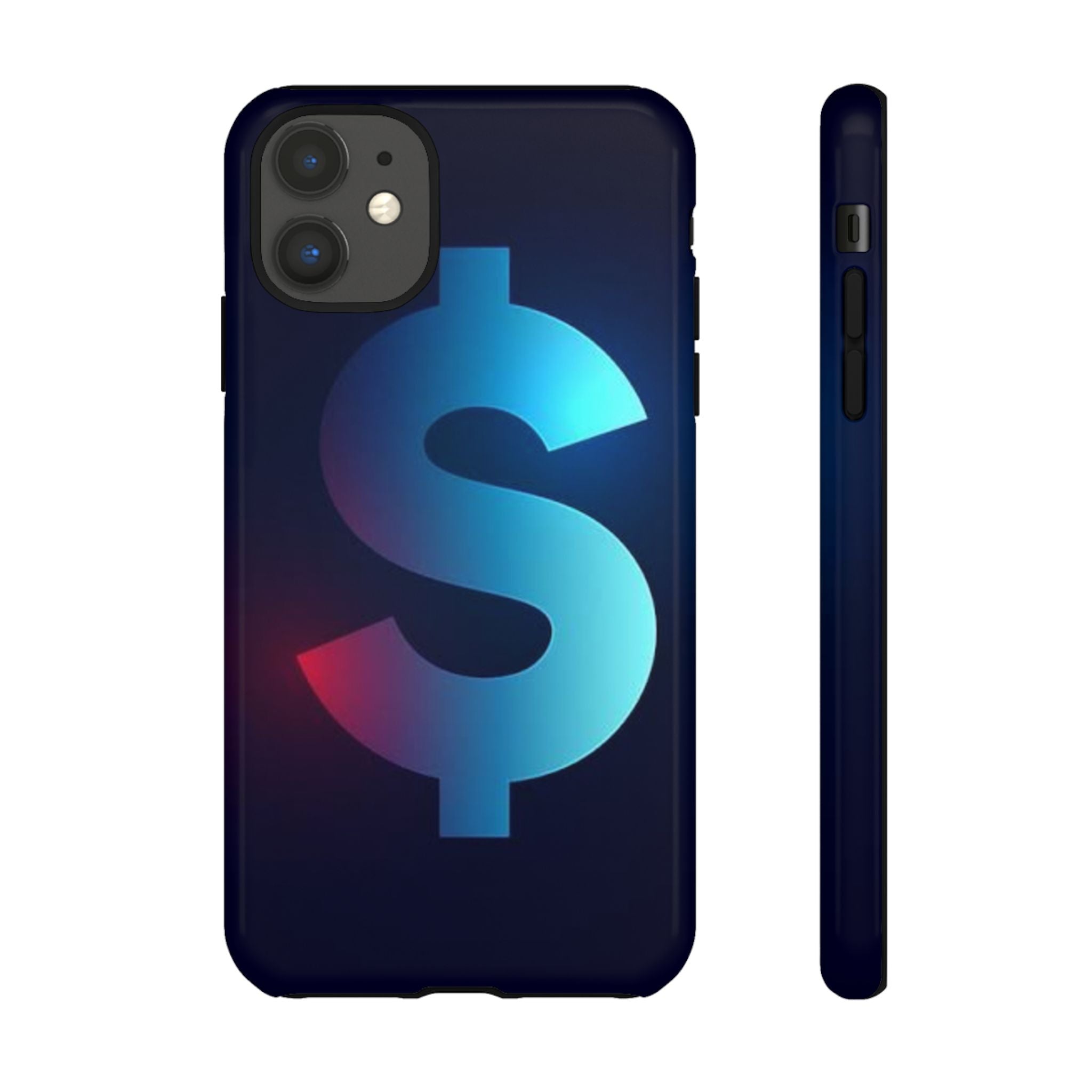 Dollar Sign Tough Phone Case — Protective Glossy Money Symbol iPhone Case