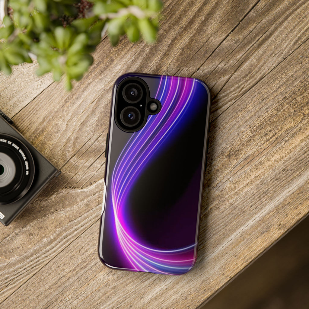 Neon Wave Tough Phone Case