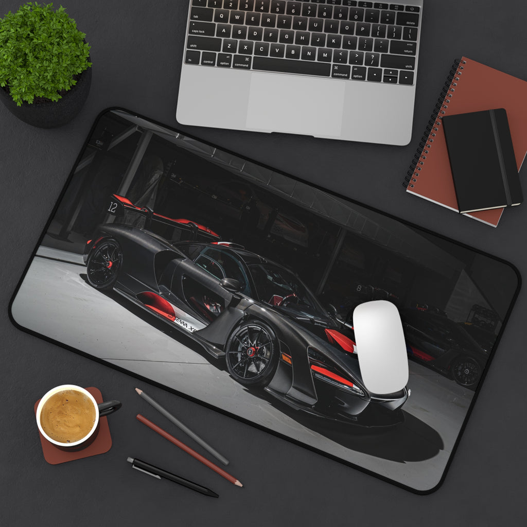 FORZA CAR Desk Mat – Black & Red Sports Car Gaming Mouse Pad