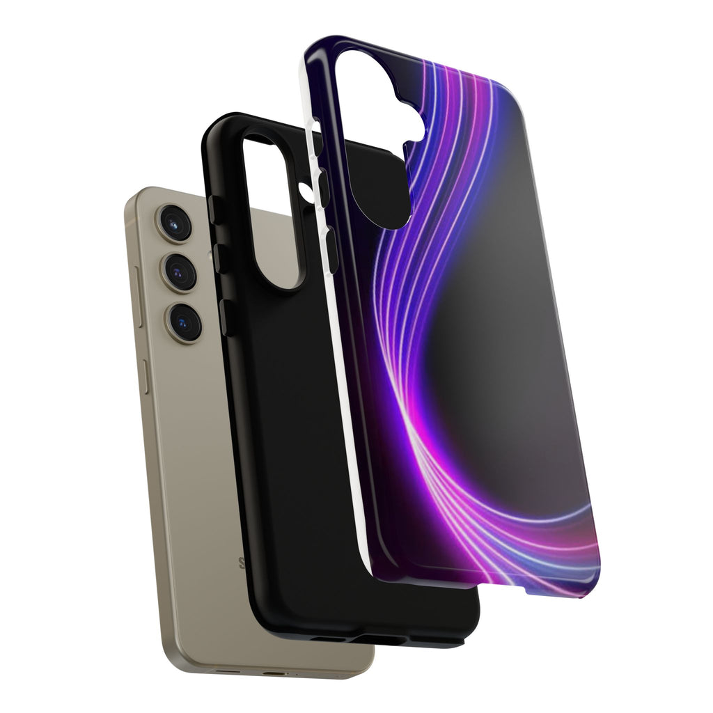 Neon Wave Tough Phone Case