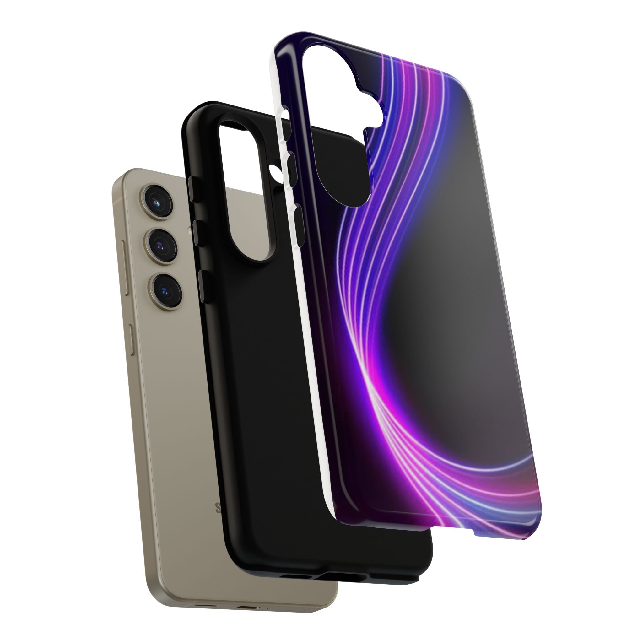 Neon Wave Tough Phone Case