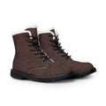 Fur-Lined Leather Winter Boots