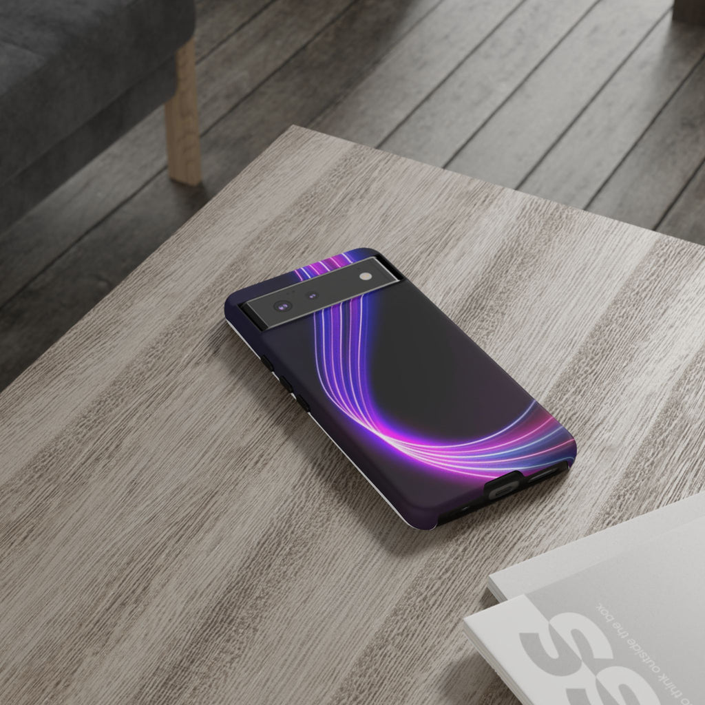 Neon Wave Tough Phone Case