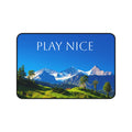 Play Nice Mountain Desk Mat – Scenic Office Mousepad for Calm, Motivational Workspace