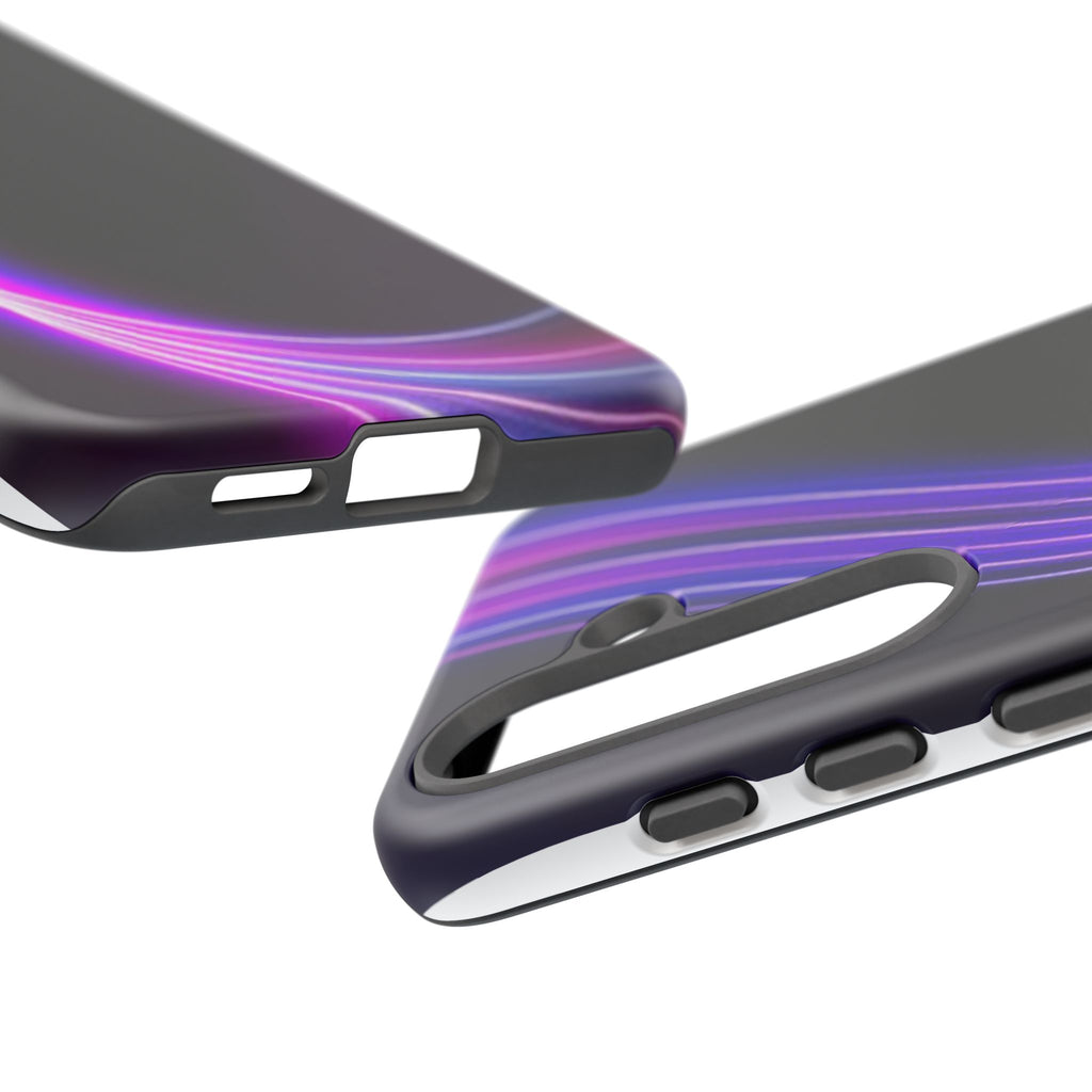 Neon Wave Tough Phone Case