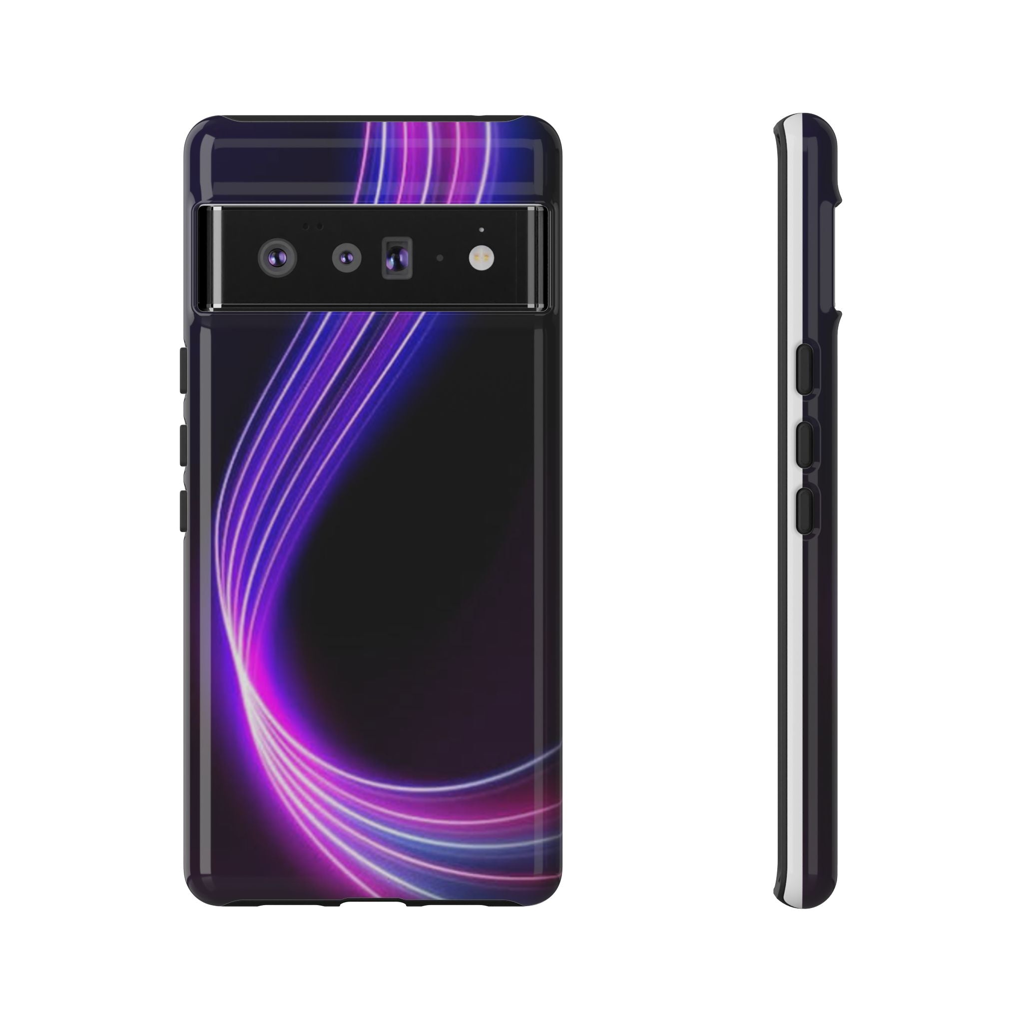 Neon Wave Tough Phone Case