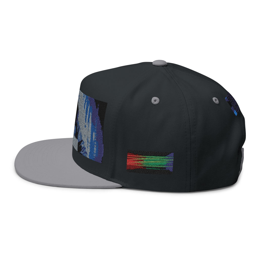 Hacker Rain Flat Bill Cap