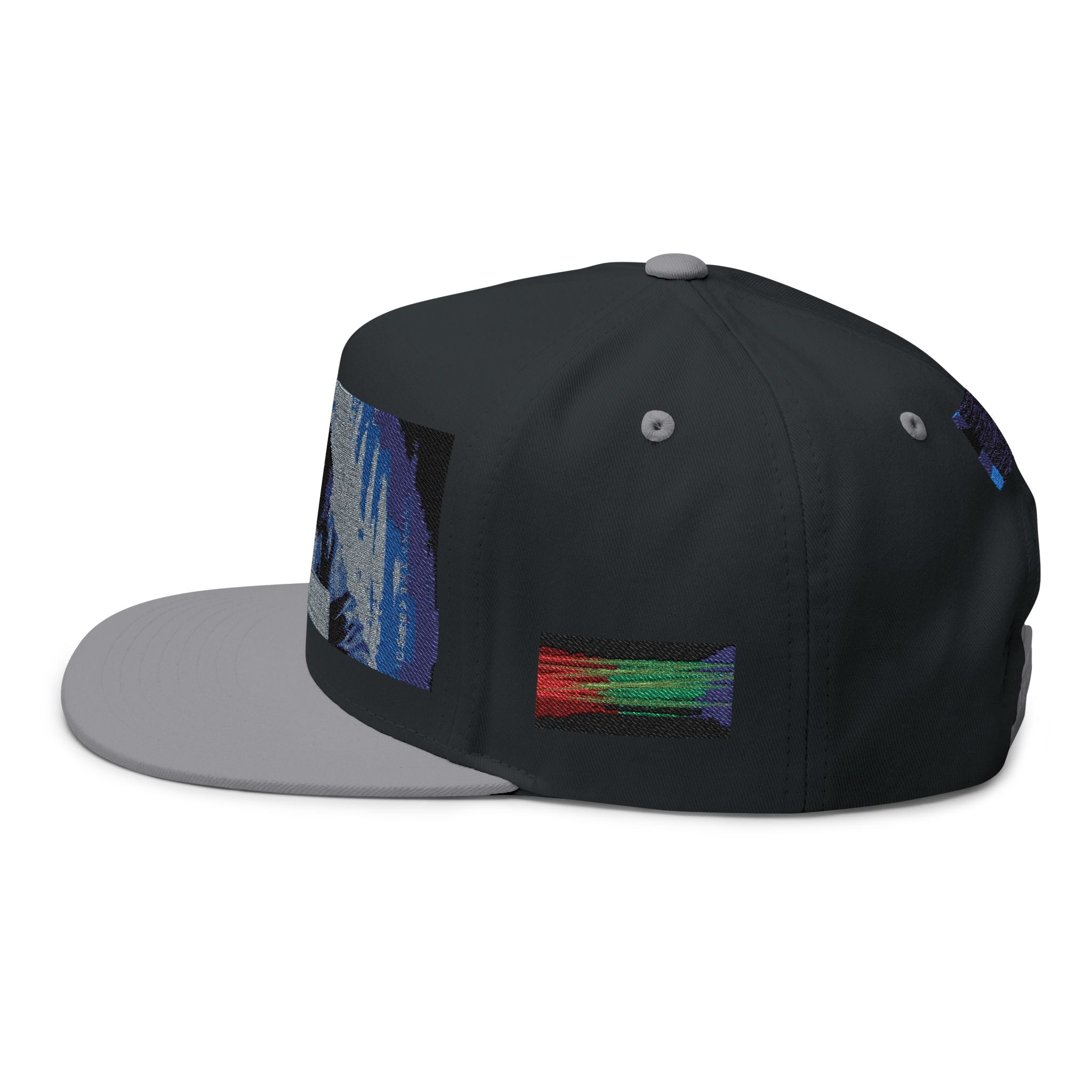 Hacker Rain Flat Bill Cap