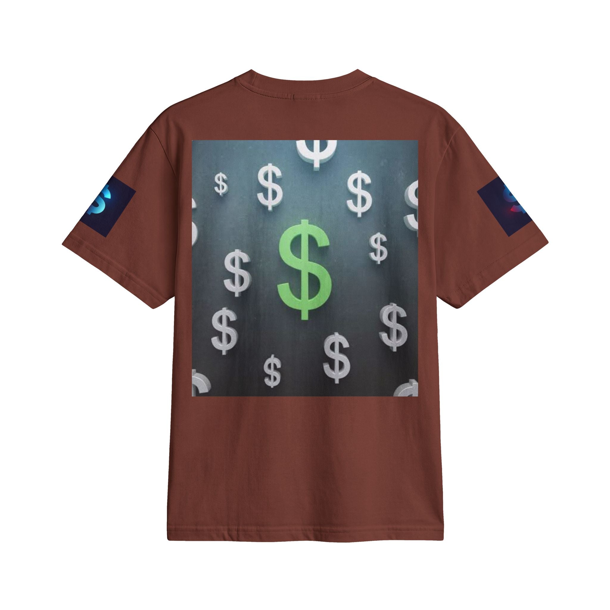 Money Symbol Graphic T-Shirt — Stock Market Candlestick Design