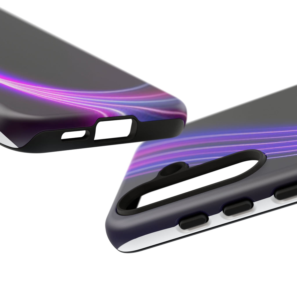 Neon Wave Tough Phone Case