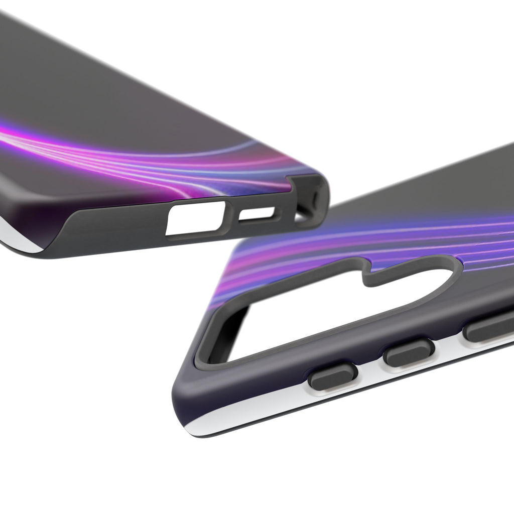 Neon Wave Tough Phone Case
