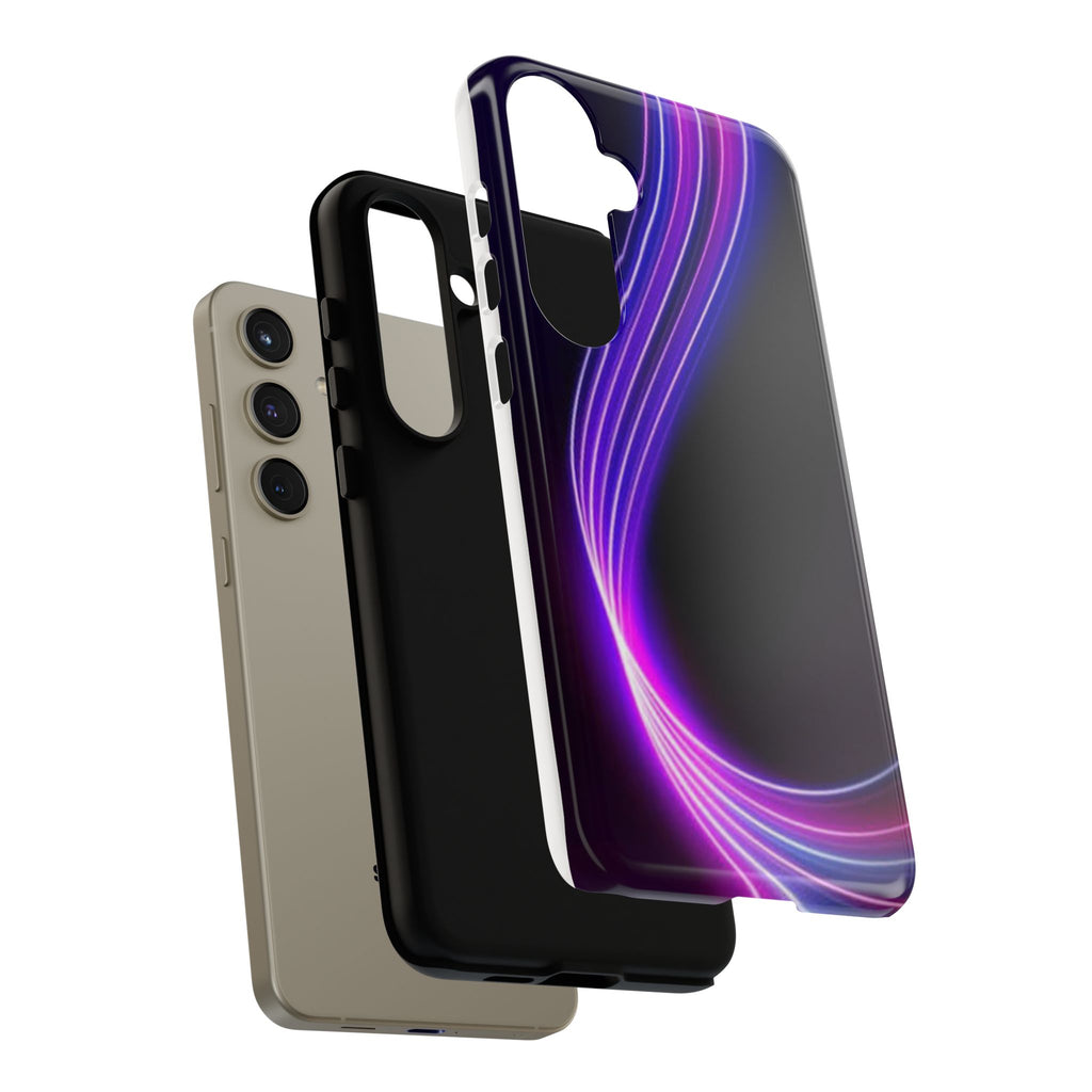 Neon Wave Tough Phone Case
