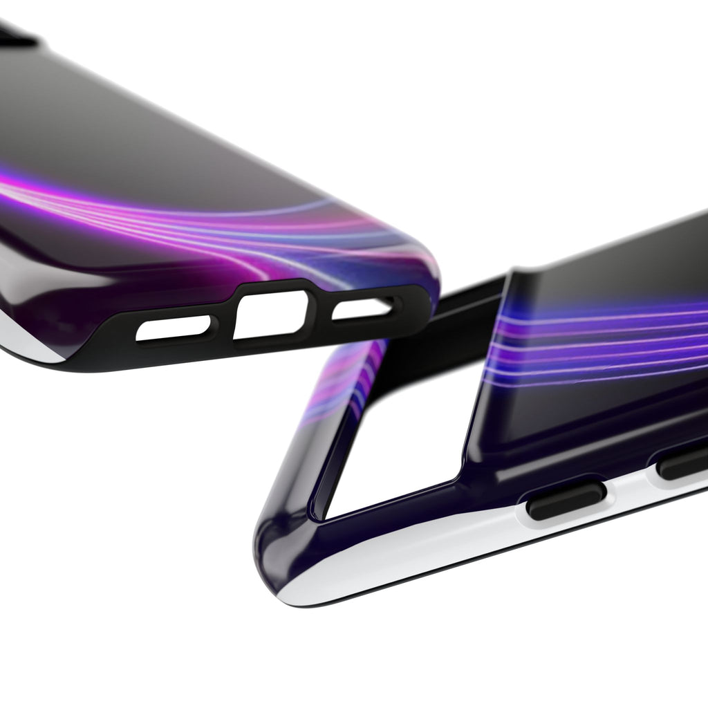 Neon Wave Tough Phone Case