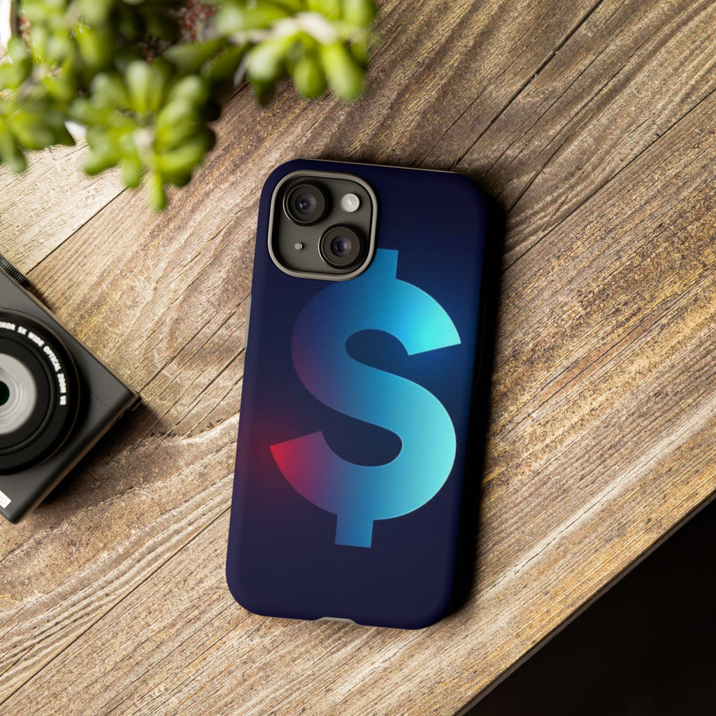 Dollar Sign Tough Phone Case — Protective Glossy Money Symbol iPhone Case