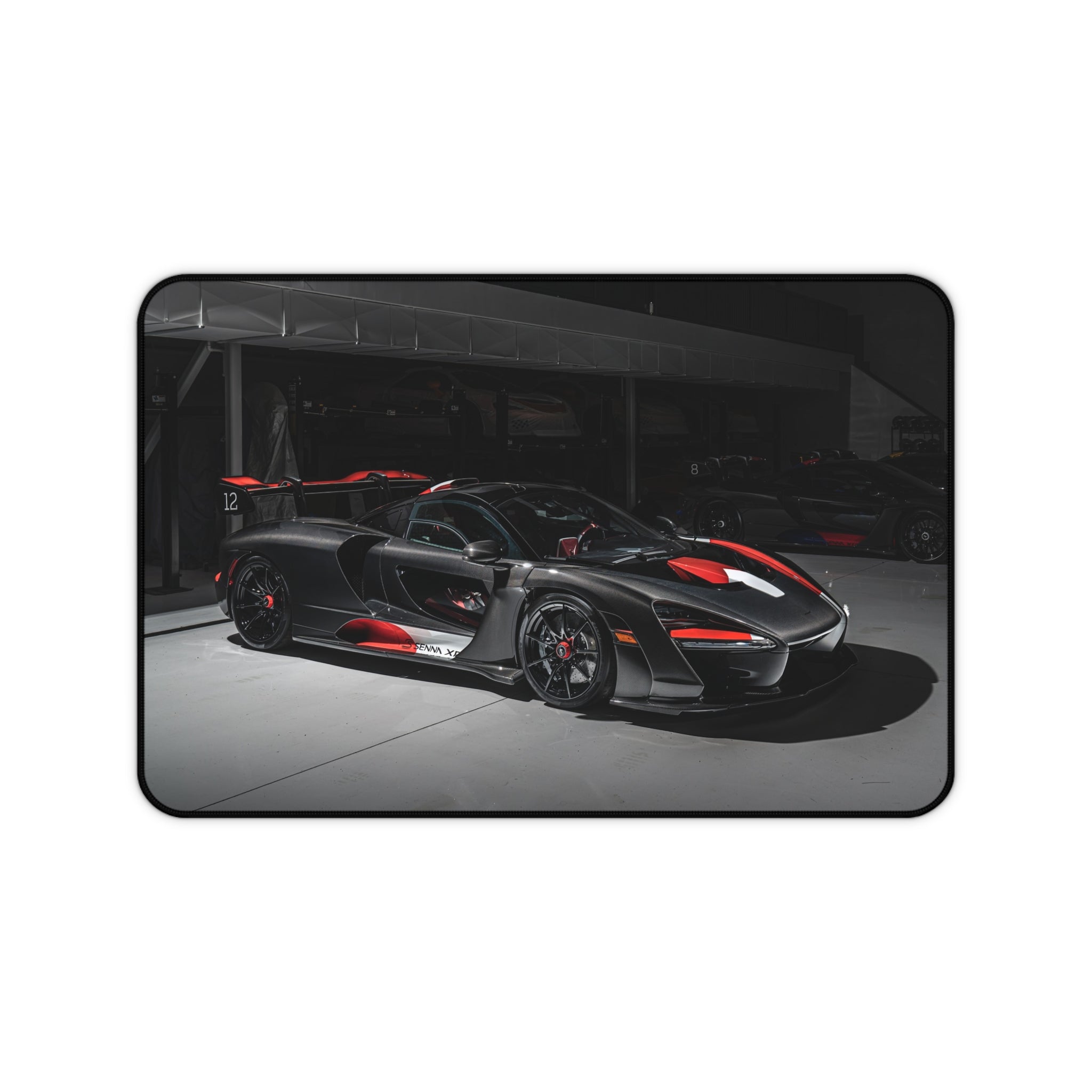FORZA CAR Desk Mat – Black & Red Sports Car Gaming Mouse Pad