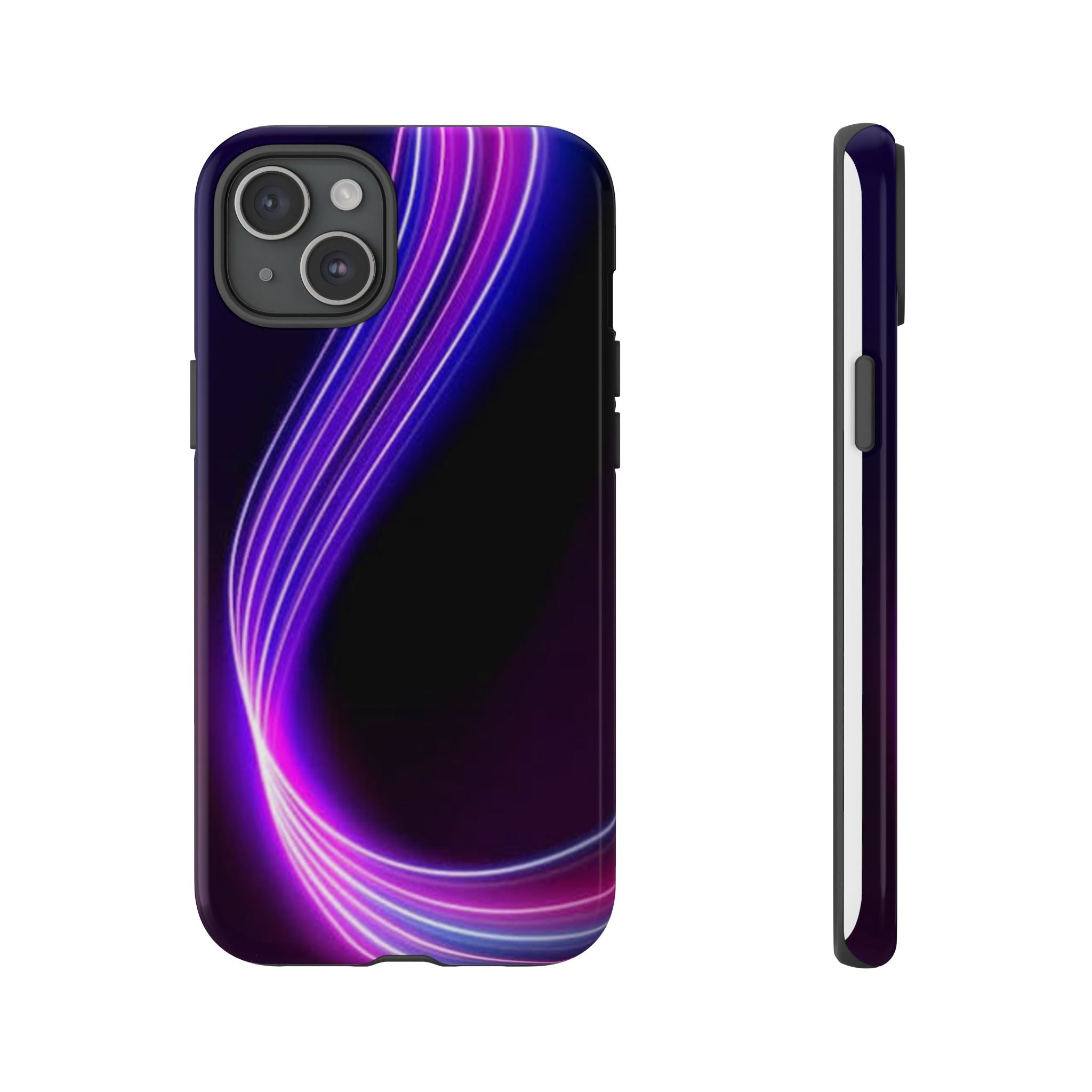 Neon Wave Tough Phone Case