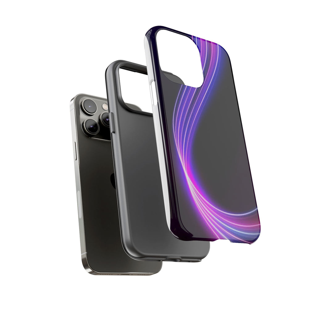 Neon Wave Tough Phone Case