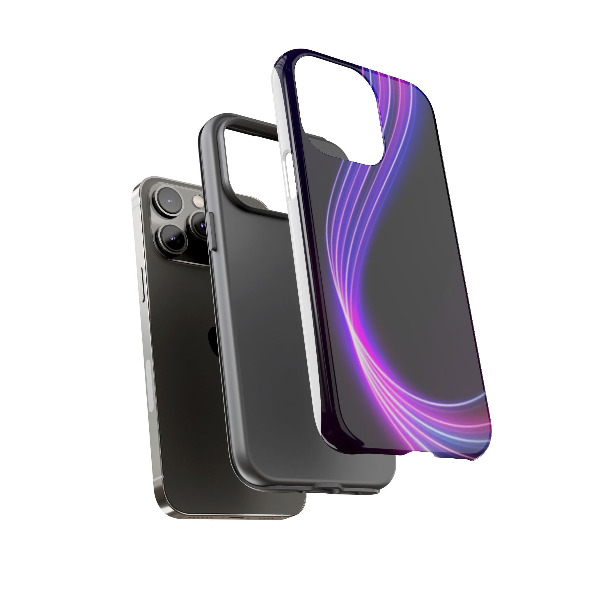 Neon Wave Tough Phone Case