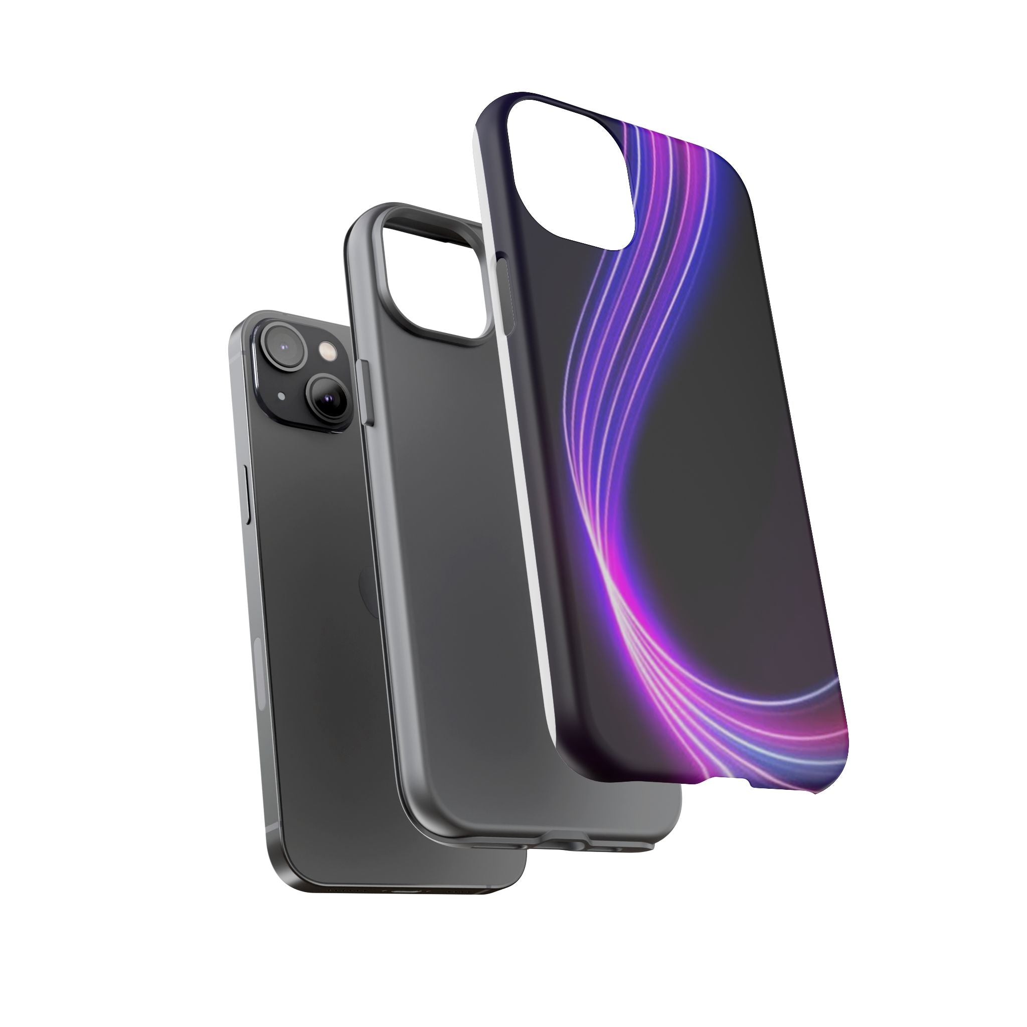 Neon Wave Tough Phone Case
