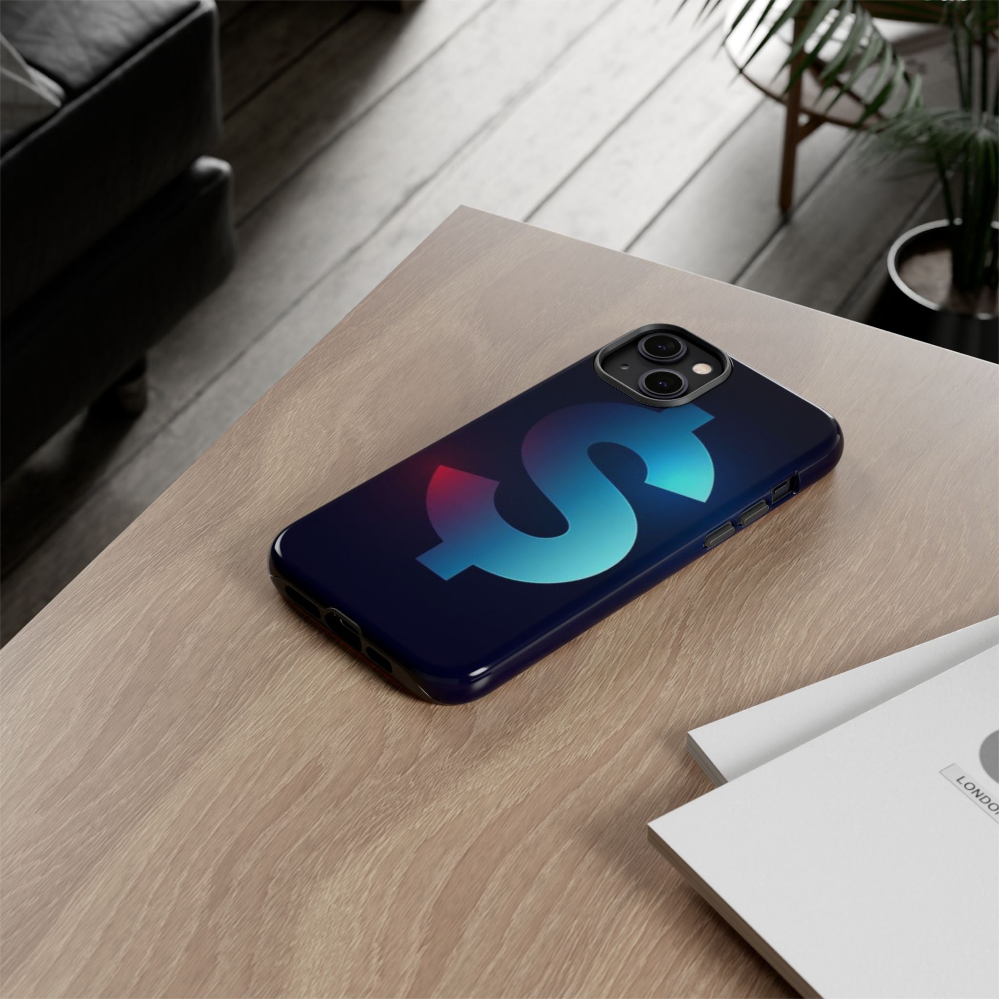 Dollar Sign Tough Phone Case — Protective Glossy Money Symbol iPhone Case