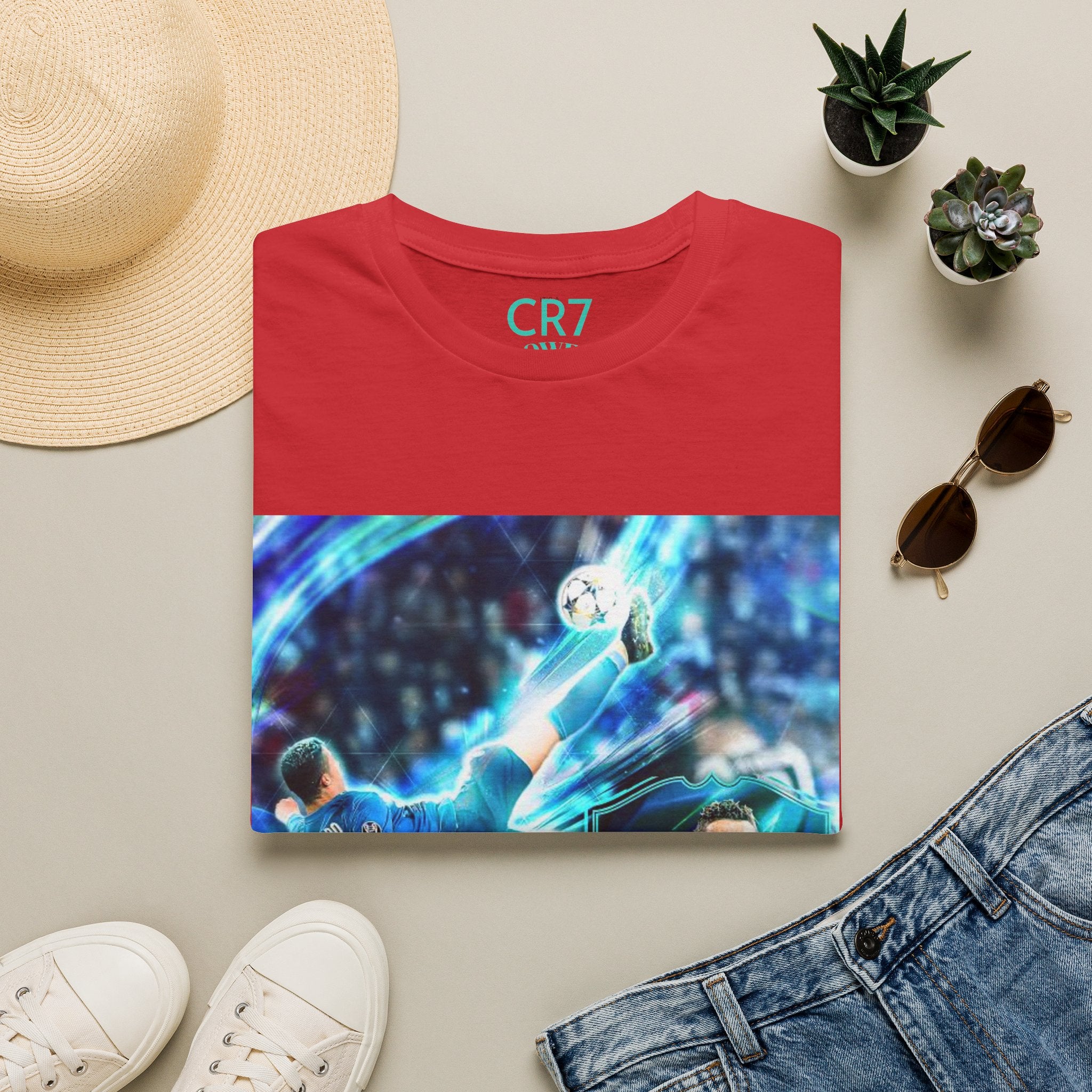 Soccer Save Graphic Tee — Dynamic Goalkeeper Action