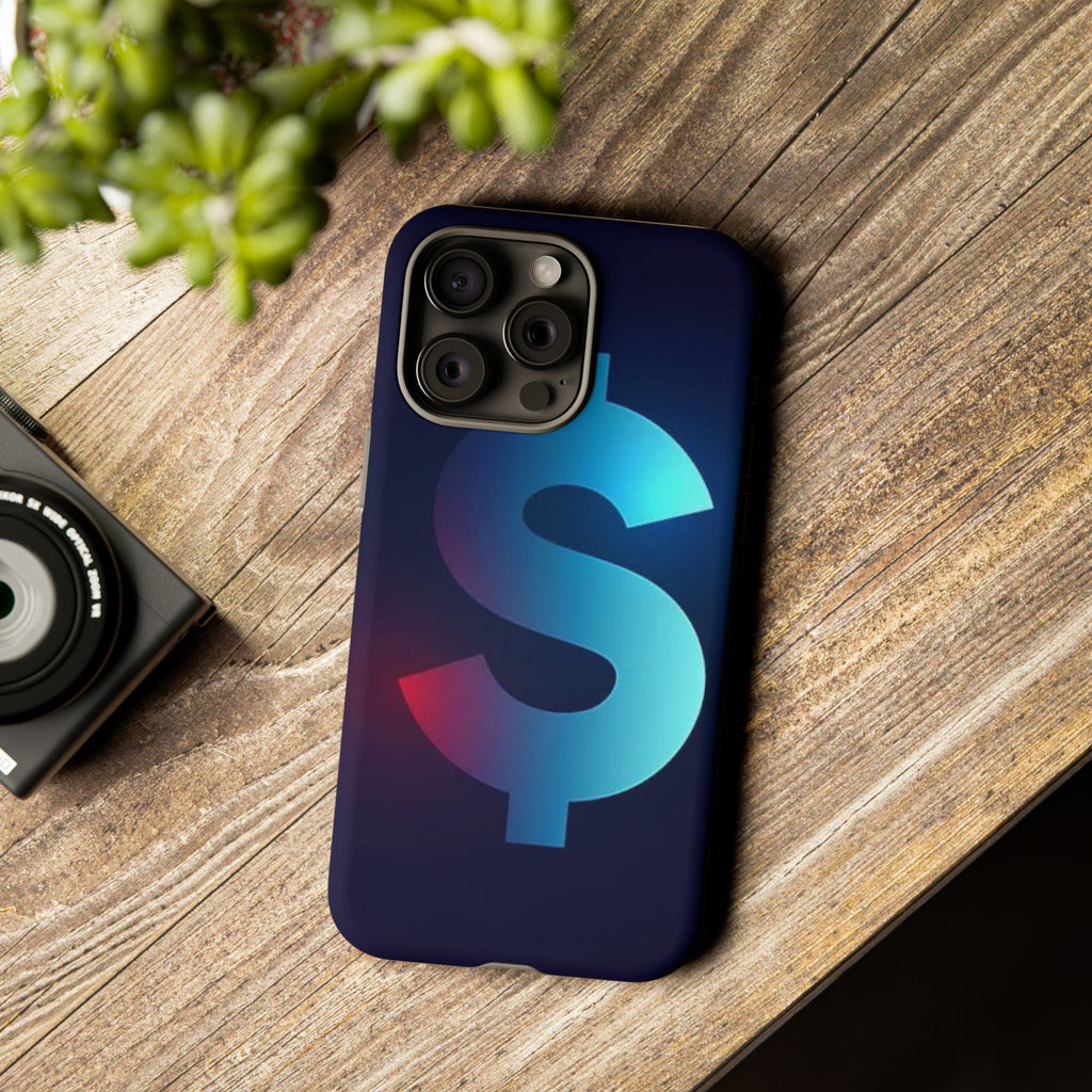 Dollar Sign Tough Phone Case — Protective Glossy Money Symbol iPhone Case