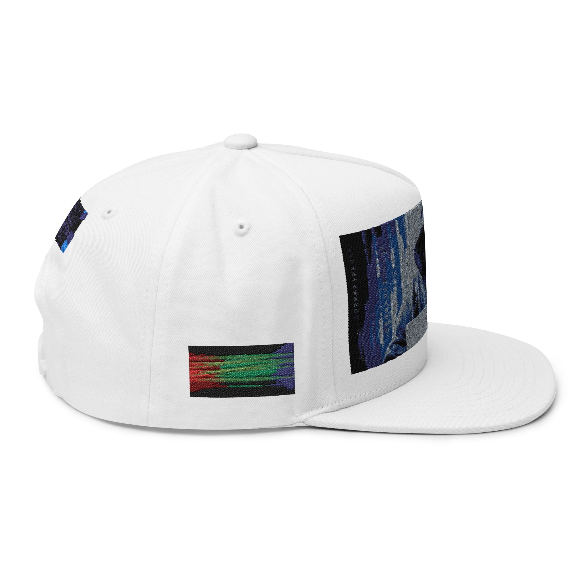 Hacker Rain Flat Bill Cap