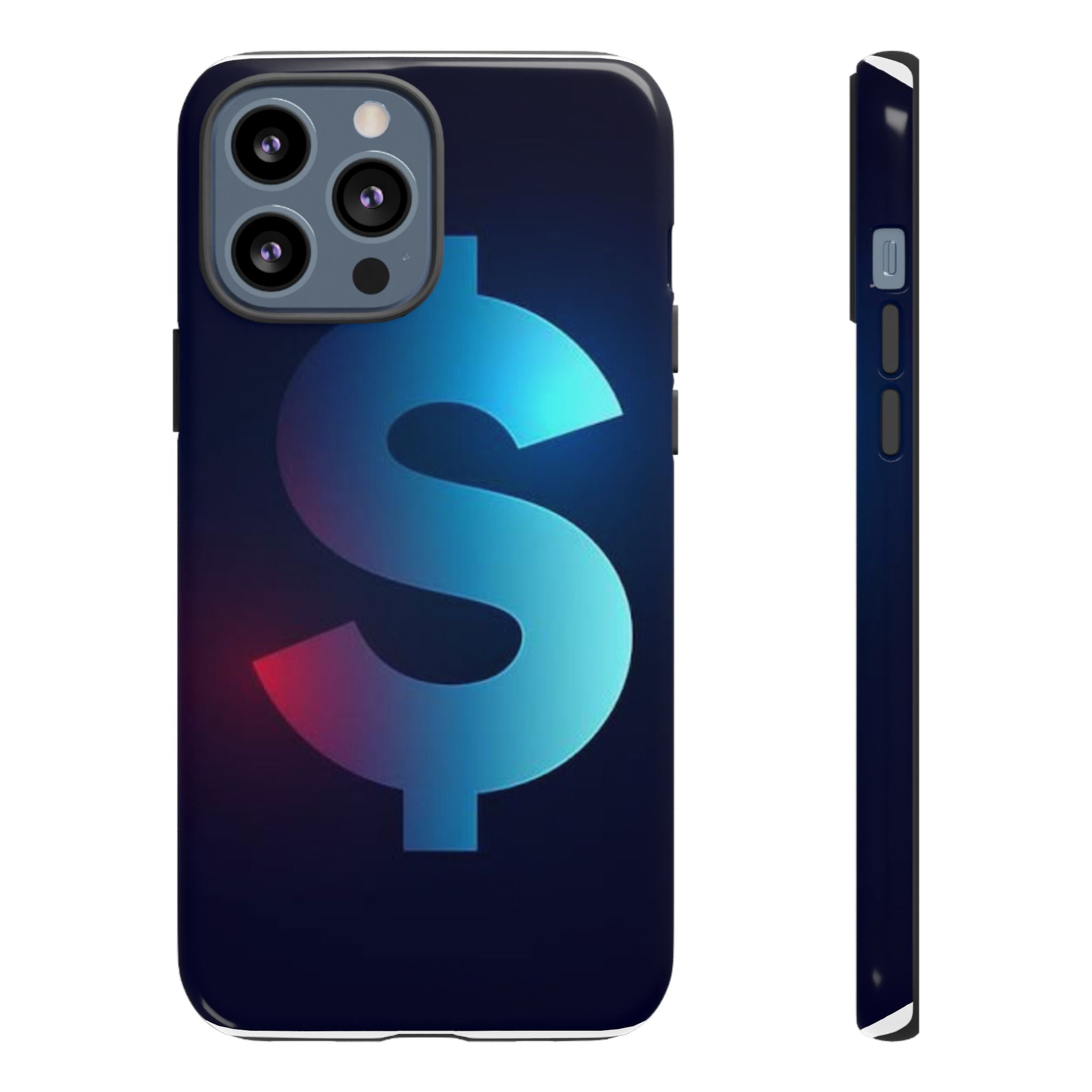Dollar Sign Tough Phone Case — Protective Glossy Money Symbol iPhone Case