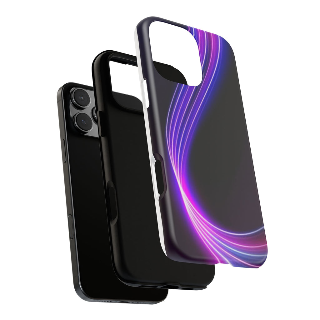 Neon Wave Tough Phone Case