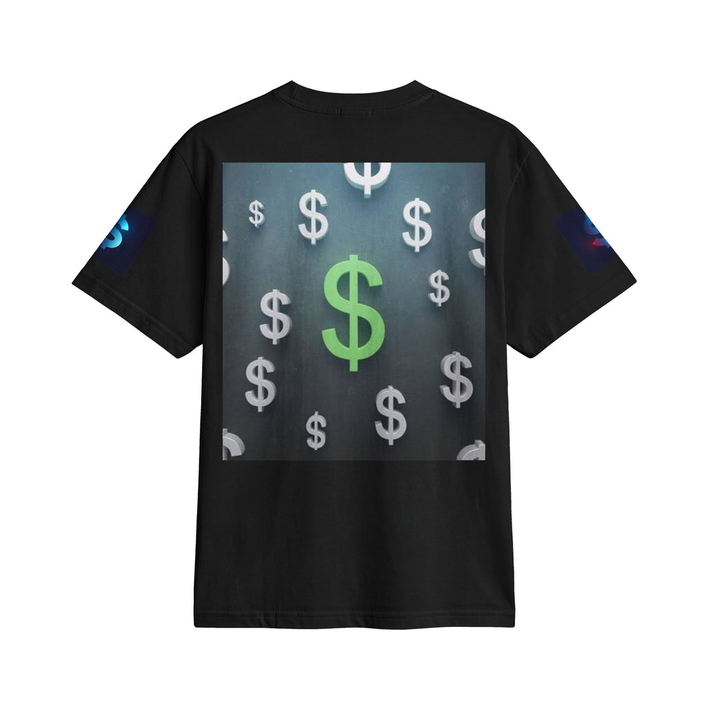 Money Symbol Graphic T-Shirt — Stock Market Candlestick Design