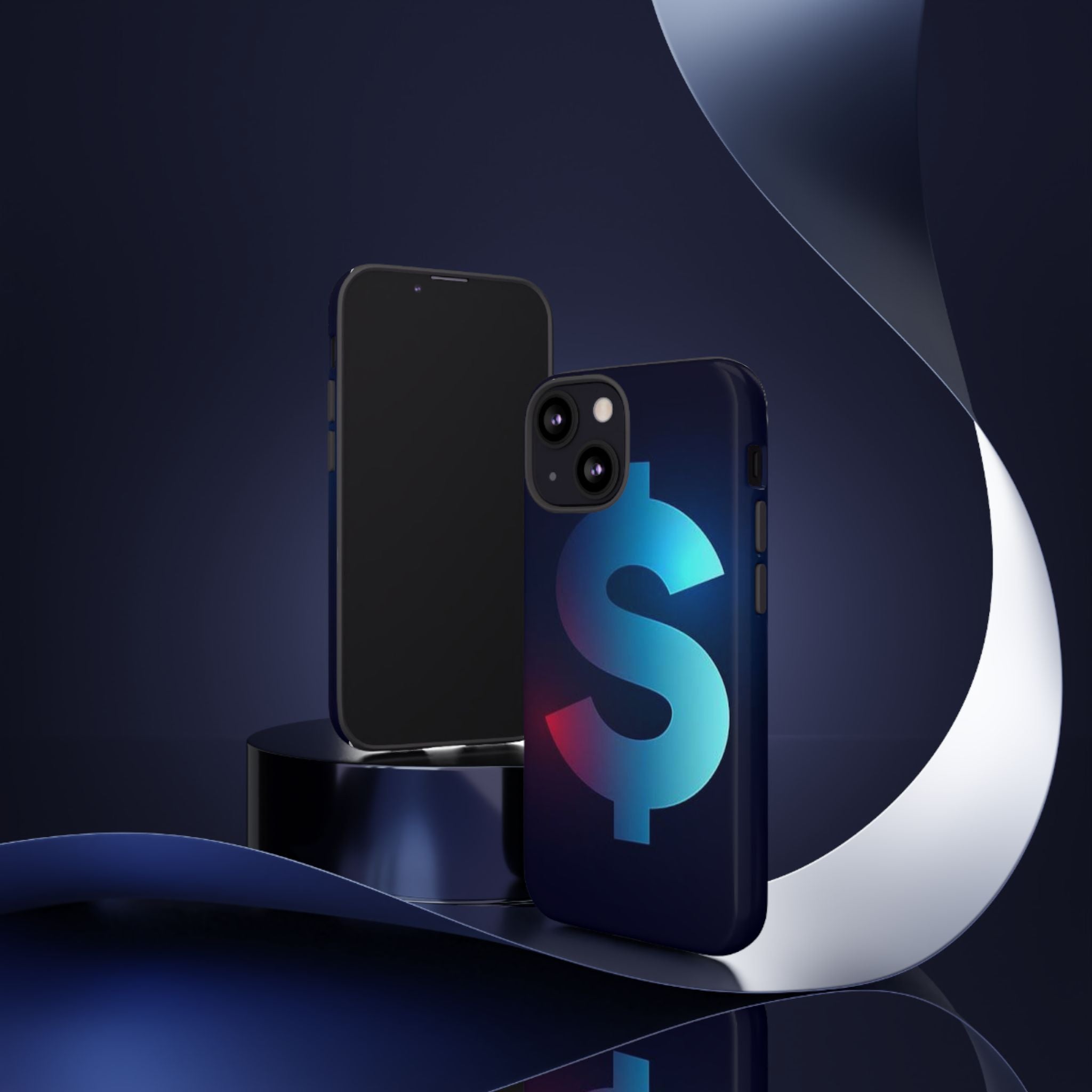 Dollar Sign Tough Phone Case — Protective Glossy Money Symbol iPhone Case