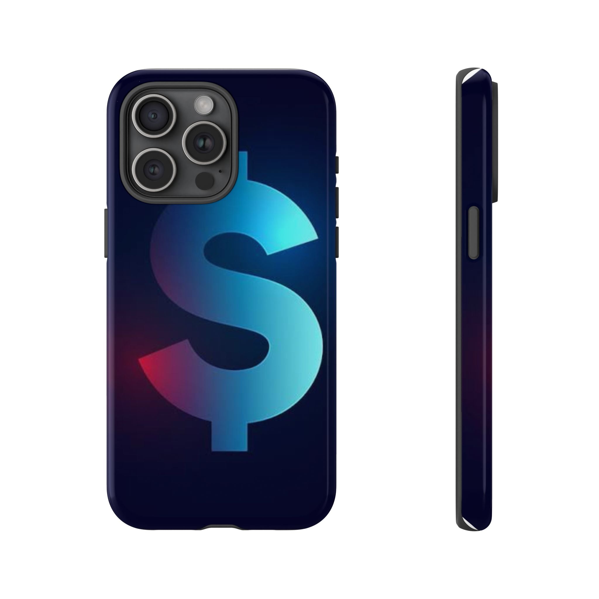 Dollar Sign Tough Phone Case — Protective Glossy Money Symbol iPhone Case
