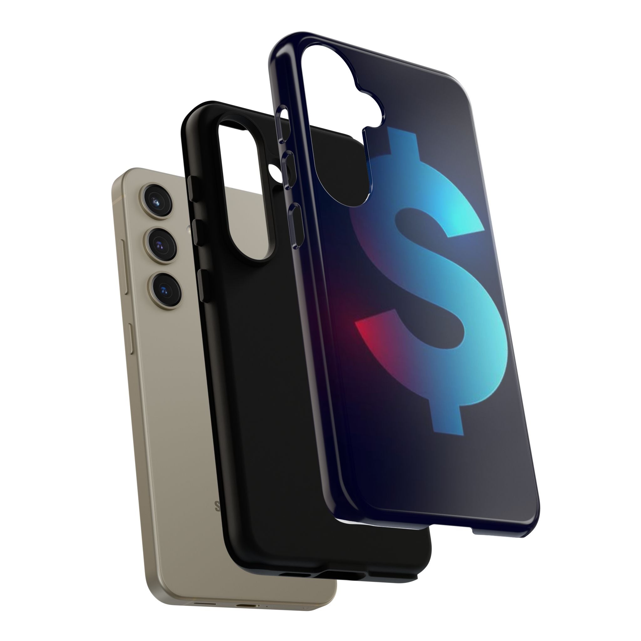 Dollar Sign Tough Phone Case — Protective Glossy Money Symbol iPhone Case