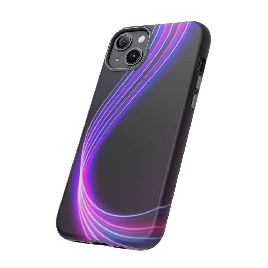 Neon Wave Tough Phone Case