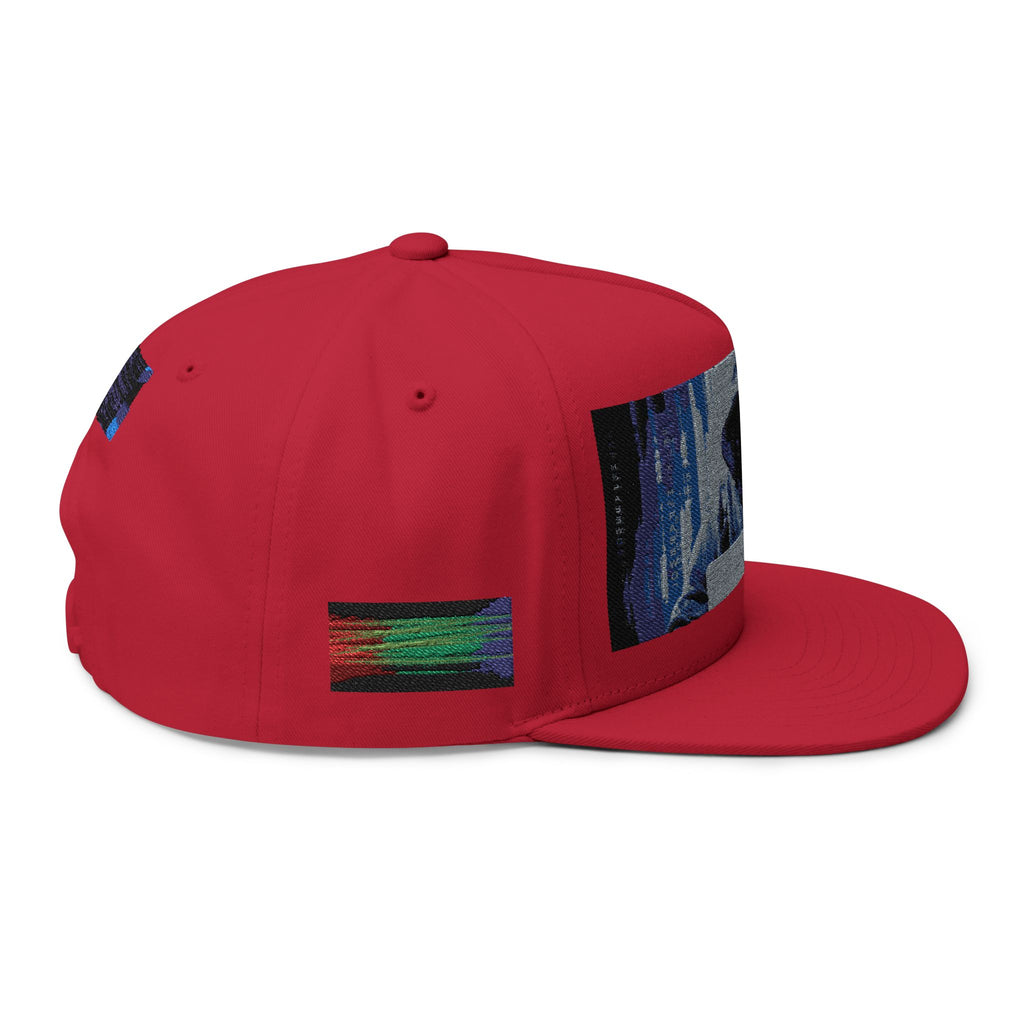Hacker Rain Flat Bill Cap