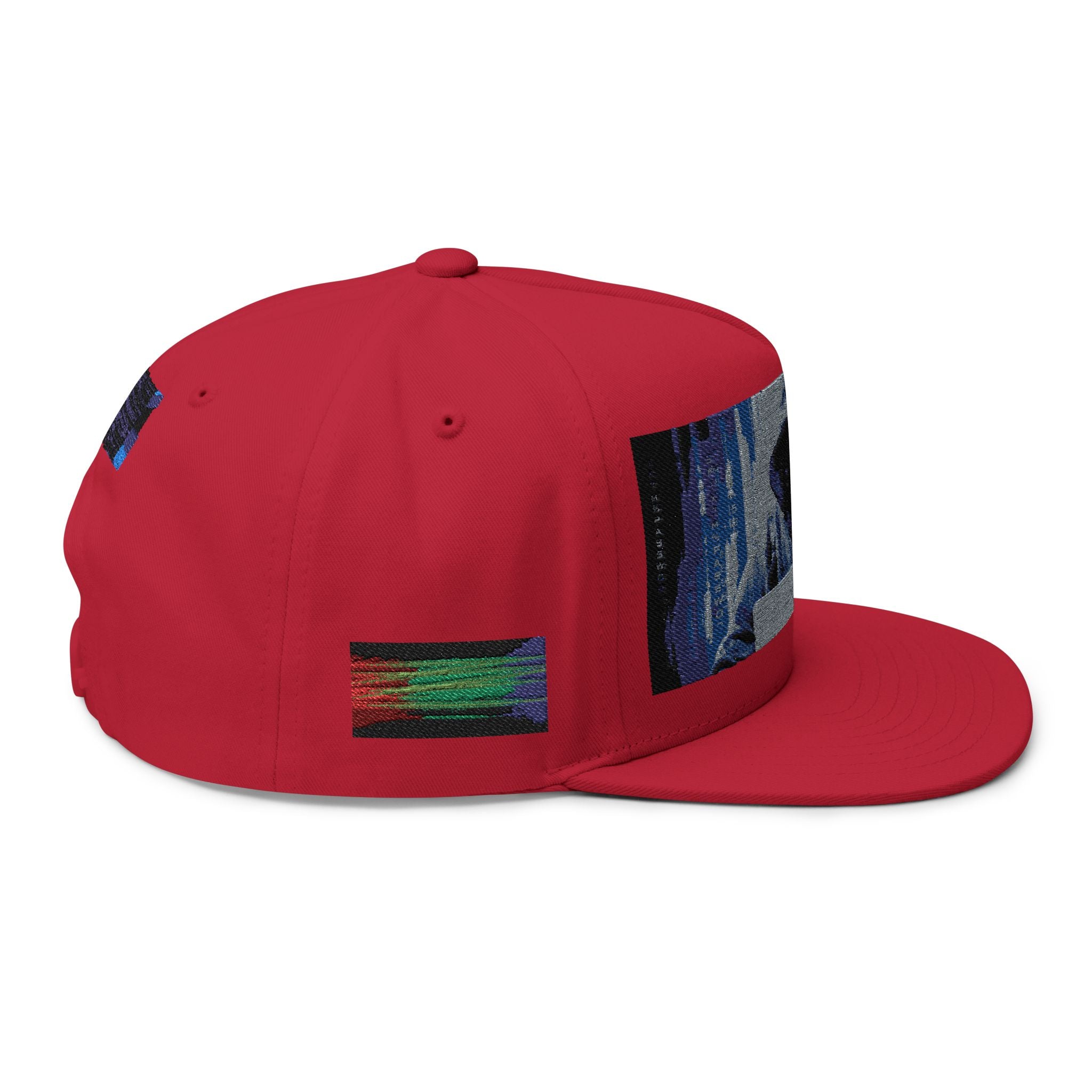 Hacker Rain Flat Bill Cap