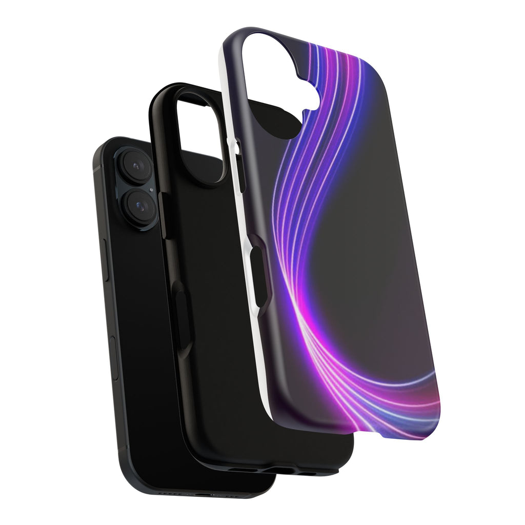 Neon Wave Tough Phone Case