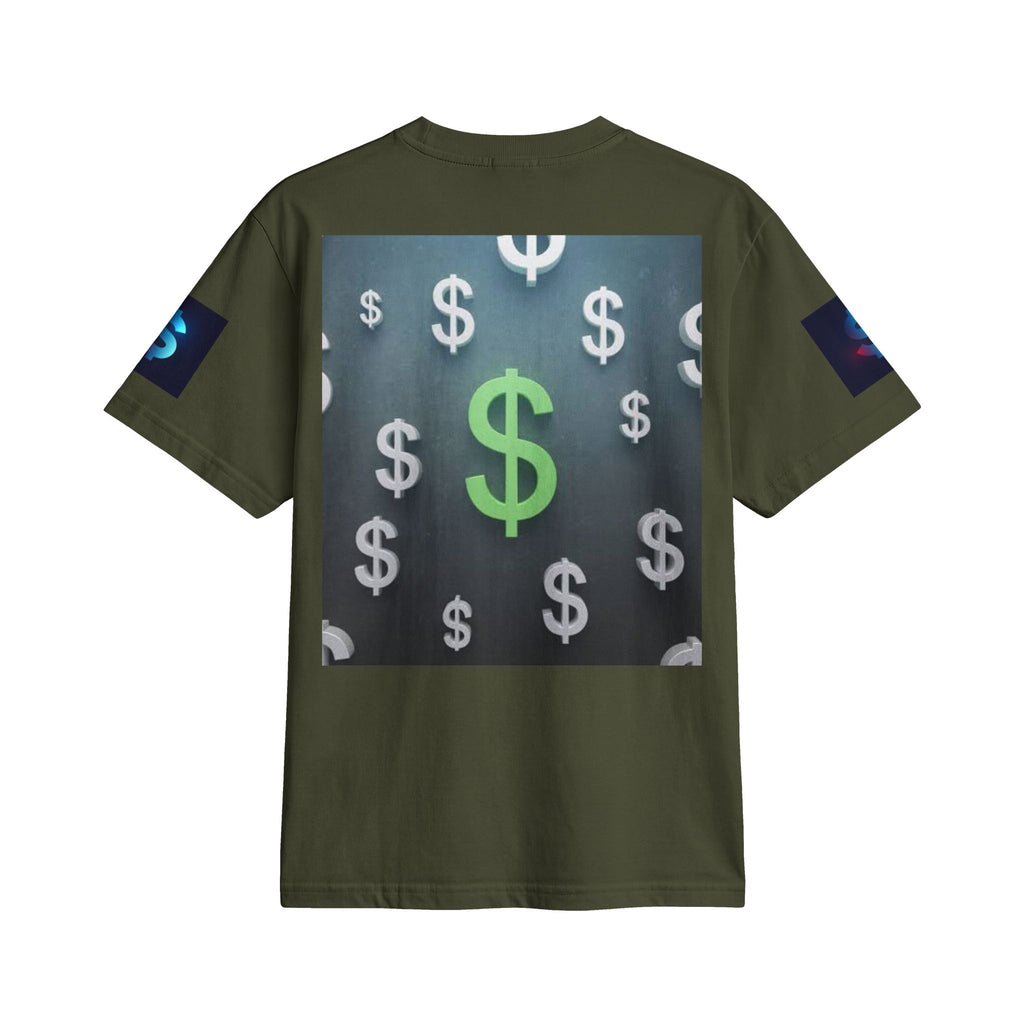 Money Symbol Graphic T-Shirt — Stock Market Candlestick Design