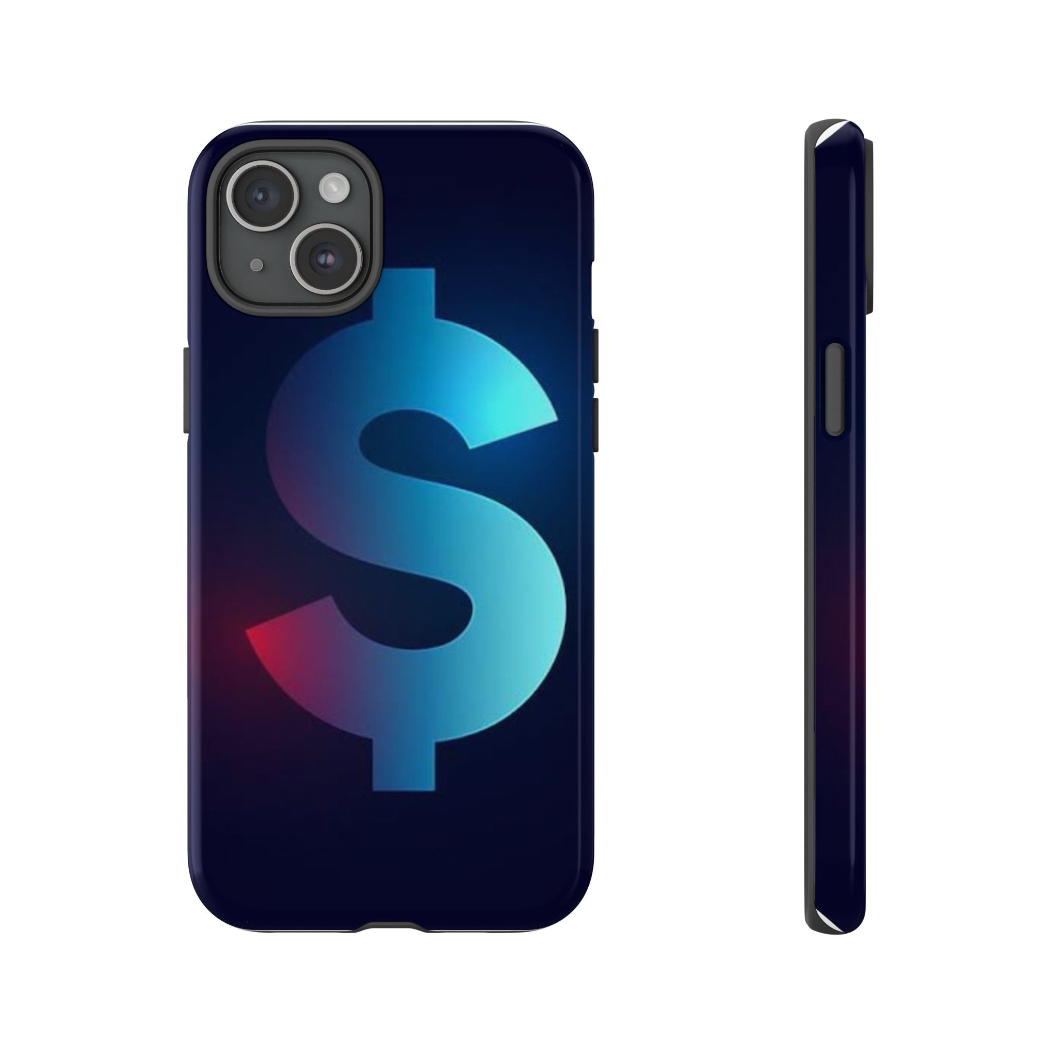 Dollar Sign Tough Phone Case — Protective Glossy Money Symbol iPhone Case