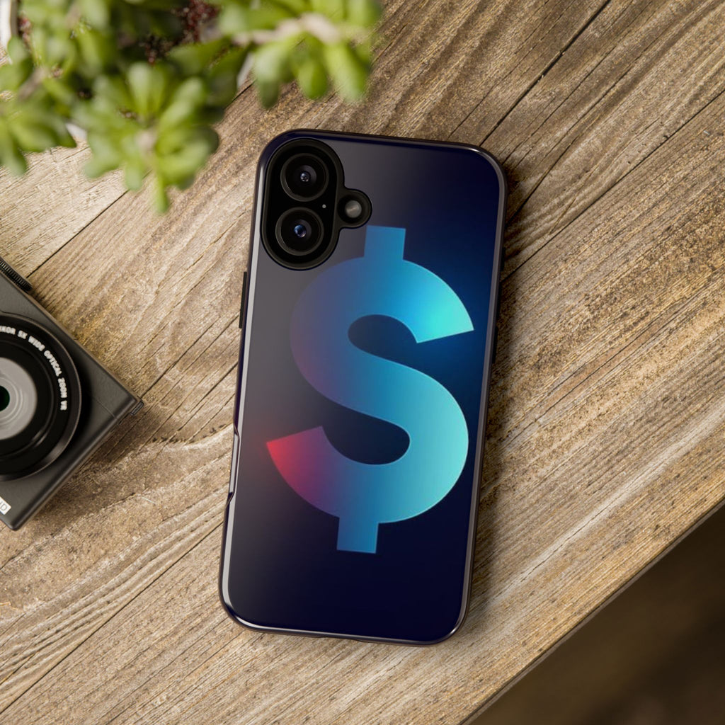Dollar Sign Tough Phone Case — Protective Glossy Money Symbol iPhone Case