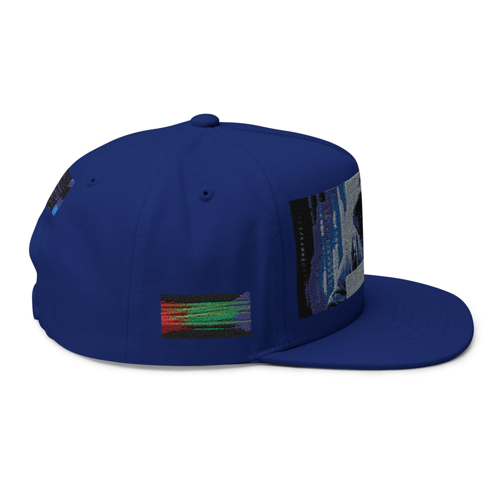 Hacker Rain Flat Bill Cap