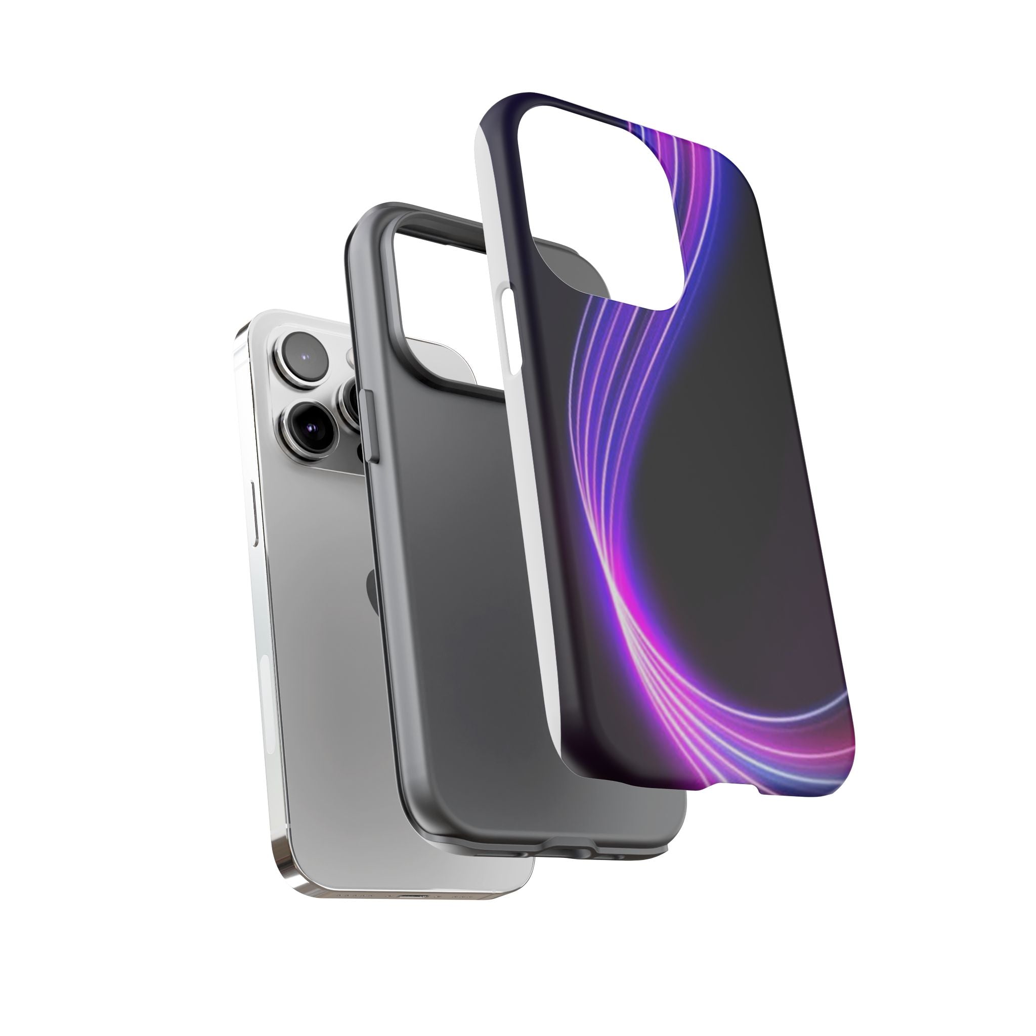 Neon Wave Tough Phone Case